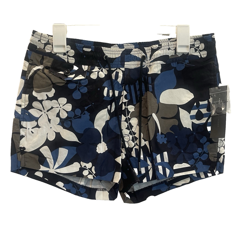 Marc Jacobs Men's Swim Trunks Shorts Small Blue Washed Ink 🔥NEW🔥$138 Retail